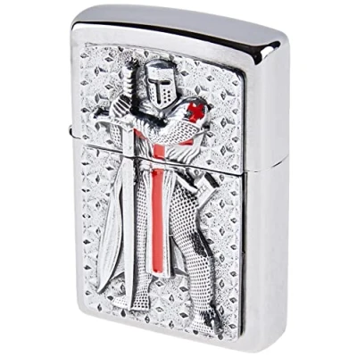 Imagen de Zippo Feuerzeug Templer II 200 Collection 2019 2005918 55,00 , Cromo, Plata, Talla única