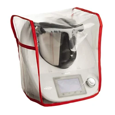 Imagen de Funda Transparente para THERMOMIX TM6 TM5 Y TM31. Mod Rojo