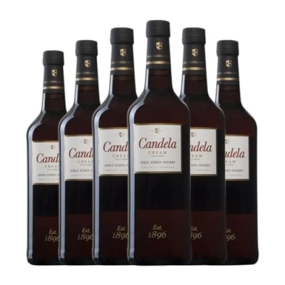 Imagen de Lustau Candela Cream Jerez Xérès Sherry 75 cl Vino generoso (Caja de 6 Botellas cl)