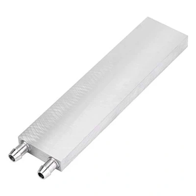 Imagen de Garsent bloque de refrigeración por agua, radiador CPU aluminio, enfriador agua líquida, sistema disipador calor para PC portátil (40 x 160 12 mm)