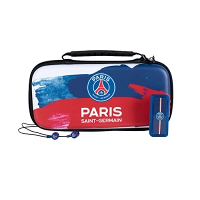 Imagen de Konix PSG Pack de accesorios juego Starter Kit para Nintendo Switch, Switch Lite y OLED Funda Vidrio templado Estuche juegos Auriculares