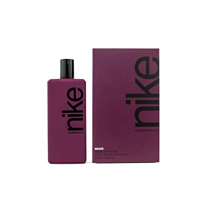 Imagen de NIKE Mauve, Colonia Mujer, 200 ml, Eau de Toilette Natural y Femenina, Aroma Floral Gourmand Afrutado, Fragancia Fresca, Suave, Larga Duración