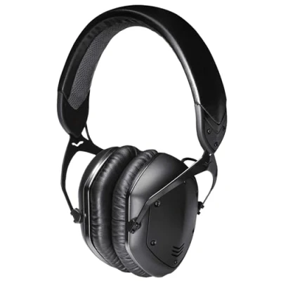 Imagen de Auriculares Circumaurales de Metal V Moda Crossfade LP2 Vocal Edición Limitada con Aislamiento del Ruido Matte Black, One Size