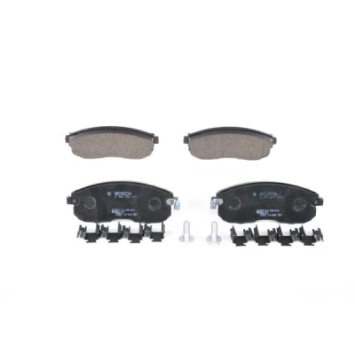 Imagen de BOSCH 0 986 494 277 Juego de pastillas freno Low Metallic con avisador acústico desgaste NISSAN: Tiida Hatchback, Berlina, Altima III