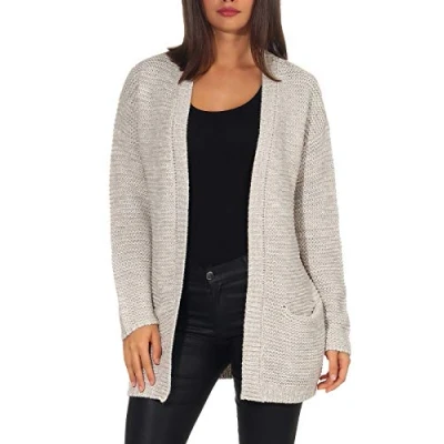 Imagen de Vero Moda NO NAME LS NOOS Chaqueta de punto, Mujer, Talla: XS, Light grey melange
