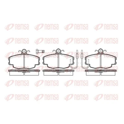 Imagen de REMSA 0141.02 Juego de pastillas freno RENAULT: CLIO 1, Super 5 Hatchback, Megane Scenic, PEUGEOT: 205 II I Hatchback