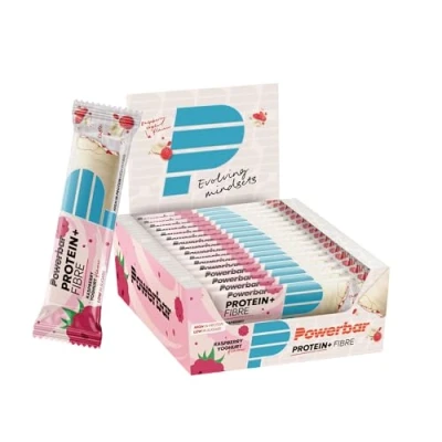 Imagen de Powerbar Protein Plus Fibre Raspberry Yoghurt 16x35g Alto contenido en proteínas y fibra