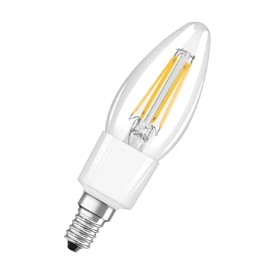Imagen de LEDVANCE Lámpara Smart LED, Bluetooth, E14, regulable, blanco cálido (2700 K), reemplaza lámparas incandescentes 40W, controlable con Google y Alexa Voice Control, SMART+ BT Filament Dim, paquete de 1