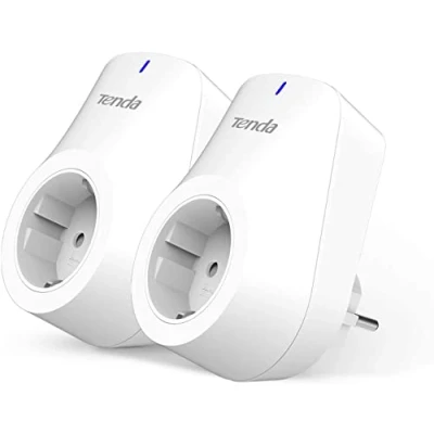 Imagen de Tenda SP9 16A Enchufe WiFi Inteligente con Medidor de Energia para Controlar sus Dispositivos desde Cualquier Lugar, Funciona Amazon Alexa y Google Home Pack 2