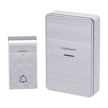 Imagen de Aigostar Ding DC Timbre Inalámbrico portátil, Exterior Impermeable，36 Melodías, 1 Receptores y Transmisor