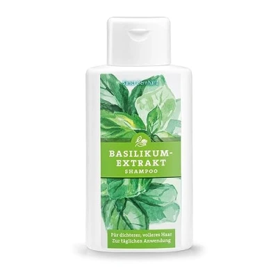 Imagen de Champú de extracto albahaca Sanct Bernhard 250 ml Para cabello más grueso y completo Mejora el crecimiento del cuidado diario Fabricado en Alemania