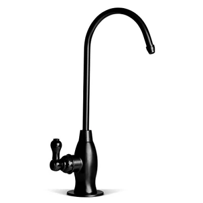 Imagen de iSpring GK1 ORB Grifo de Ósmosis Inversa Alta Resistencia, Agua Potable para Barra Cocina Caño Alto, Estilo Contemporáneo, Negro Frotado con Aceite