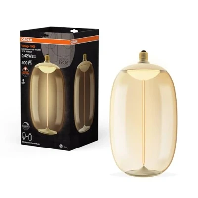 Imagen de OSRAM LED Big Elipse Oval E27 12W 818 Filamento ámbar atenuable