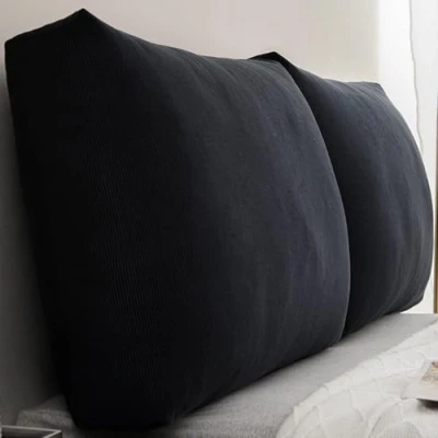 Imagen de HLTQL Almohada Respaldo Cama Cojin Respaldo、Cojin Lumbar Sofa、CojíN Cama、Cojin De Lectura para Cama、Respaldo Cama(#2,100x58x18cm1pcs)