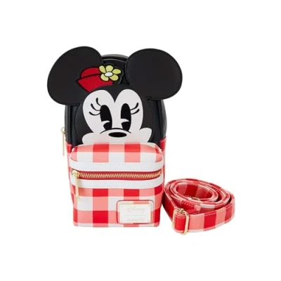 Imagen de Loungefly Disney Minnie Mouse Portavasos bandolera Mouse, Negro , Standard