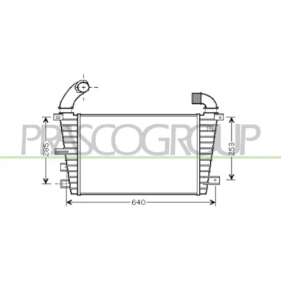 Imagen de PRASCO OP410N005 Intercooler OPEL: Astra H GTC, Hatchback, Berlina