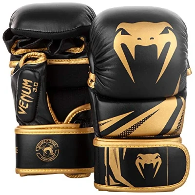 Imagen de Venum Challenger 3.0 Guantes MMA Sparring Negro/Oro M