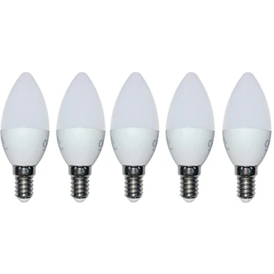 Imagen de Lote de 6 bombillas LED E14, 3,5 W, 250 lúmenes, luz blanca cálida