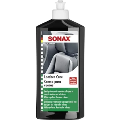 Imagen de SONAX Loción para el cuidado del cuero (500 ml) con cera de abeja, limpieza y liso sintético N. 02912000 544