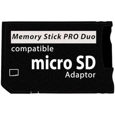 Imagen de LEAGY PSP 1000, 2000, PSP3000 Adaptador de Memory Stick, Micro SD a Stick Pro Duo MagicGate Card para, Handycam, Cámara, Sony Playstation Portable