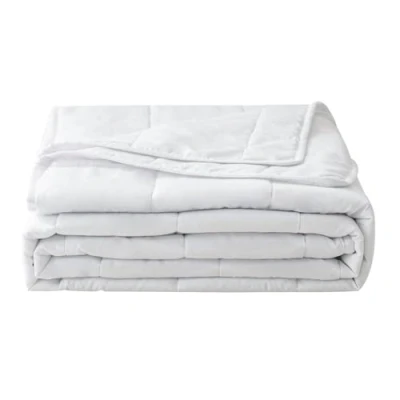 Imagen de Good Nite edredón de Verano 135 x 200 cm, Ligero, 90 g/m², Fino, sin Funda, refrescante, Suave y Acogedor, Color Blanco