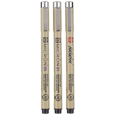 Imagen de SAKURA PIGMA 01 05 BRUSH BLIST.3#