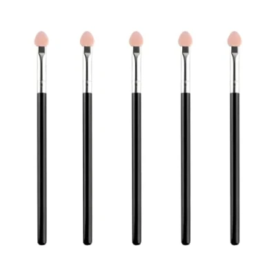Imagen de Cepillo de Sombra Ojos, 5 Pcs Esponja Brocha para Ojos Doble Cara, Aplicador Maquillaje