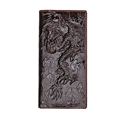 Imagen de Medifier Cartera de Hombre marrón con Tarjetero Dragon Long