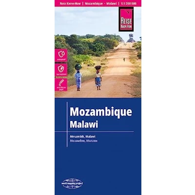 Imagen de Mozambique Malawi 1:1.200.000 impermeable: reiß und wasserfest (world mapping project)