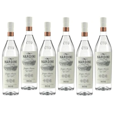 Imagen de NARDINI GRAPPA BIANCA 1 LITRO 6 BOTTIGLIE