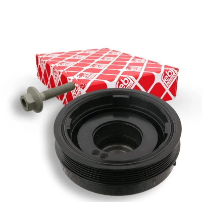 Imagen de febi BILSTEIN 33579 Polea de Cigüeñal 6PK 155 5 con tornillo Plus MERCEDES BENZ: Clase E Berlina, C Vito Mixto