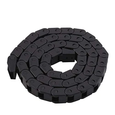 Imagen de 1000 mm Cadena (10x10 mm, R28) de Arrastre Cable, Portador Cable Nylon Negro para Impresora 3 Dimensional/Máquina Enrutadora CNC