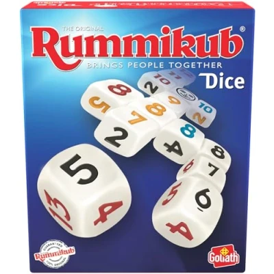 Imagen de Goliath RUMMIKUB Dice El Juego Clásico Original con Dados para Niños y Adultos A Partir de 7 Años Mesa Estrategia 2 Jugadores Diversión Desafío Mental