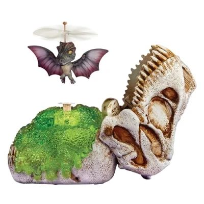 Imagen de MGA Entertainment Gross a Saurus GrossMos Flying Dino Blue Juguetes Interactivos de Dinosaurios para Niños y Niñas, Coleccionistas Mayores 6 Años