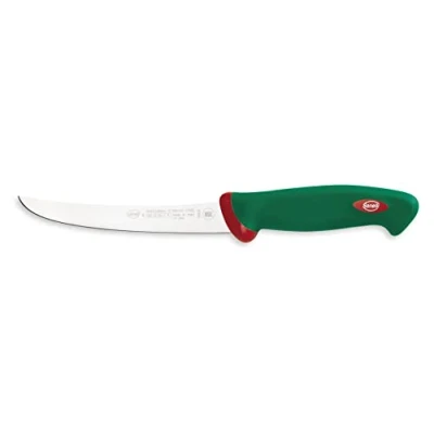 Imagen de Sanelli Premana Cuchillo Deshueso, Curvo, Acero Inoxidable, Verde
