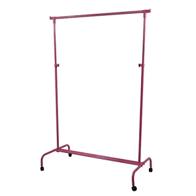 Imagen de Home Vida Perchero individual ajustable para ropa, rosa