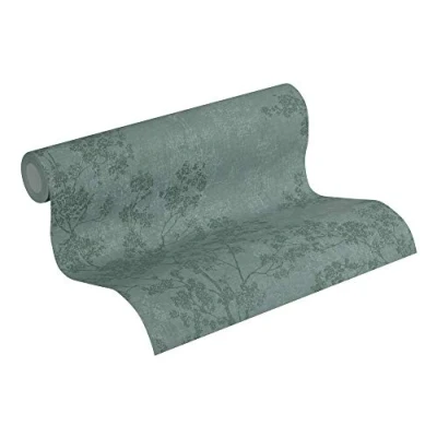 Imagen de Papel pintado Bosque New Walls Cosy &amp; Relax A.S. Création tejido no 10.05 m x 0.53 Verde Fabricado en Alemania 373973 37397 3
