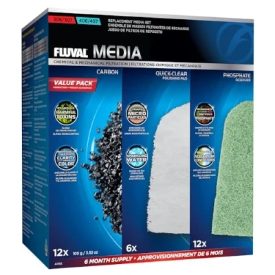 Imagen de Fluval 307/407 Pack Cargas 6 Meses 1250 g