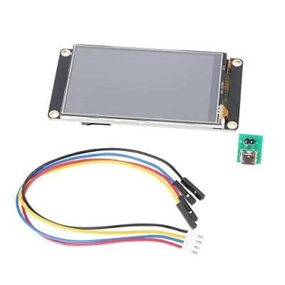 Imagen de Aihasd English Nextion Enhanced 3,2&quot; 400x240 HMI USART UART TFT Módulo de Pantalla LCD Panel táctil resistiva en Serie (NX4832K032)