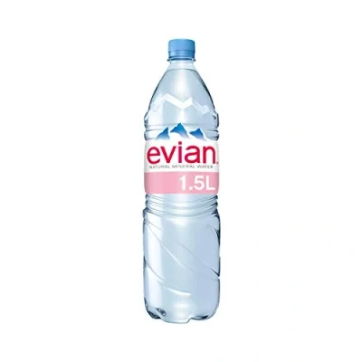 Imagen de Evian Botella de agua 1,5 L, paquete 8