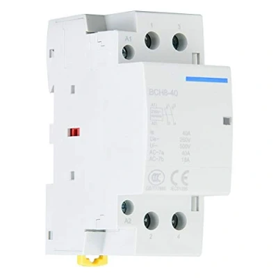 Imagen de Contactor de AC del doméstico 2P 40A para el hogar, Montaje en riel DIN 2NO 50 / 60HZ 220V 230V