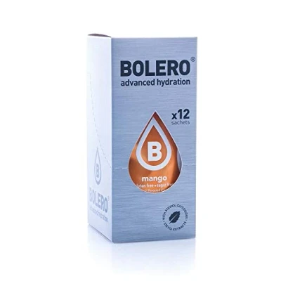 Imagen de Bolero Bebida Instantánea sin Azúcar con Estevia diferentes sabores Paquete de 12 (Mango)