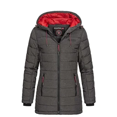 Imagen de Geographical Norway D 457 Chaqueta de invierno para mujer, antracita, S