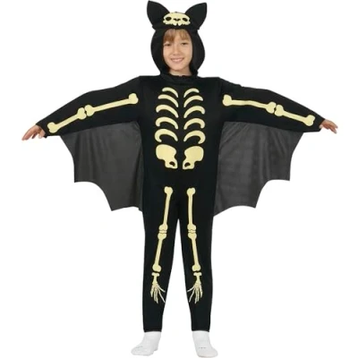 Imagen de FIESTAS GUIRCA MURCIELAGO ESQUELETO disfraz de halloween infantil edad 10 12 años