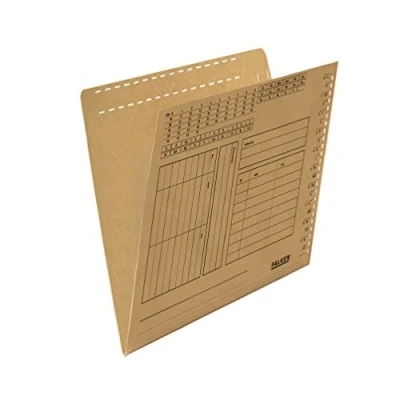 Imagen de FALKEN 80004377 Carpeta clasificadora (para DIN A4, 100 unidades), color marrón