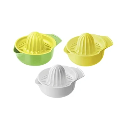 Imagen de Fackelmann Manual de plástico San 12cm, exprimidor con Jarra 250ml cantidad: 1, Polipropileno, Verde o Blanco Amarillo (42620)