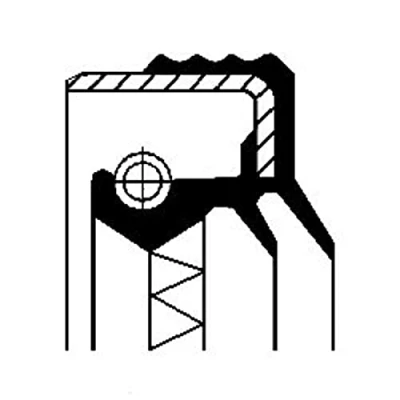Imagen de CORTECO 12015782B Anillo retén, engranaje distribuidor