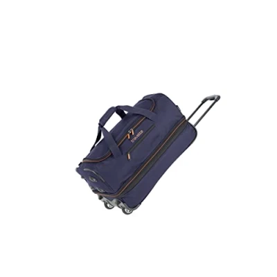 Imagen de travelite Bolsa de Viaje Trolley 2 Ruedas Talla M con Pliegue expansión, Serie Equipaje Basics: Blanda Volumen Extra, 55 cm, 51 litros (Ampliable a 64 litros)