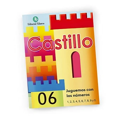 Imagen de Castillo Juguemos CON LOS números 06. 1, 2, 3, 4, 5, 6, 7, 8, 9, 0. Cuaderno de matemáticas. Educación infantil. (JUGUEMOS NUMEROS)