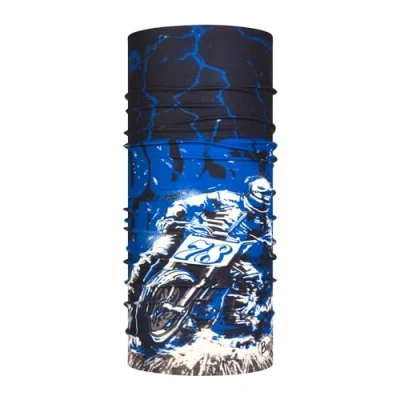 Imagen de BUFF®, Braga de Cuello Original EcoStretch Hombre Mujer Multifucional Talla unica, Caminar, y Cabeza, Senderismo, Sostenible, Running, Ligera, Estampada, racer blue